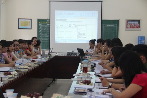 Hội nghị triển khai nhiệm vụ năm học 2015- 2016